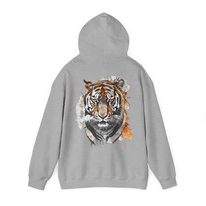 Magnificent Tiger Hooded Sweatshirt for Those Who Love to Be a King, Comfortable Sweater for Everyday Wear, Gift for Birthdays and Nature Lovers.