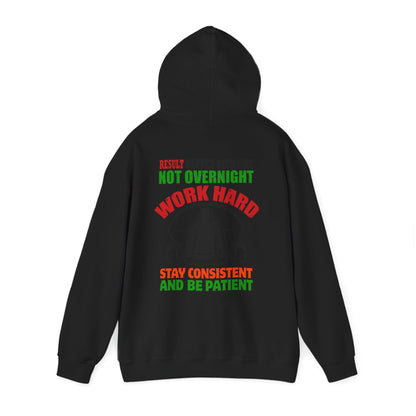 Motivational Hooded Sweatshirt for Fitness Enthusiasts, Unisex Heavy Blend Hoodie with Inspirational Quote, Gym Apparel, Workout [...]