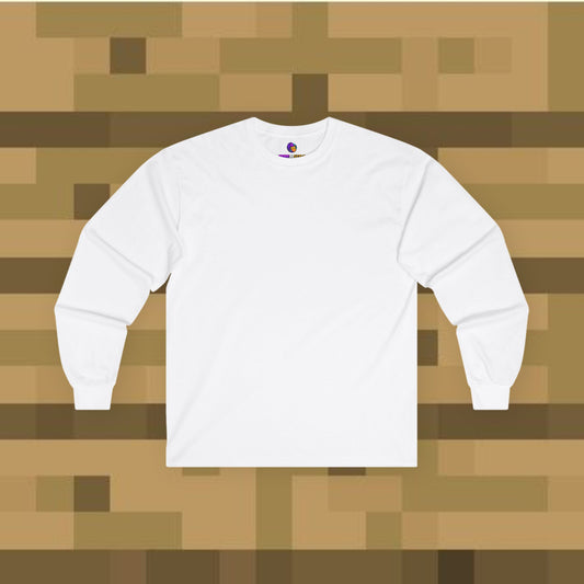 Minecraft Creeper Long Sleeve Tee for Gamers, Unisex Game Shirt, Perfect for Birthdays, Cozy Casual Wear, Minecraft Gifts, Gamer Apparel