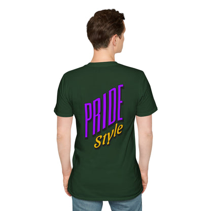 Pride Style Unisex Softstyle T-Shirt, LGBTQ+ Apparel, Gay Pride Shirt, Festival Wear, Affirmation Tee, Inclusive Fashion