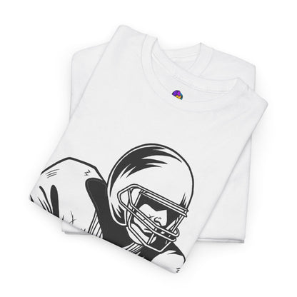 Football Graphic Tee, Casual wear.