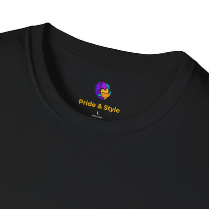 Pride Style Unisex Softstyle T-Shirt, LGBTQ+ Apparel, Gay Pride Shirt, Festival Wear, Affirmation Tee, Inclusive Fashion