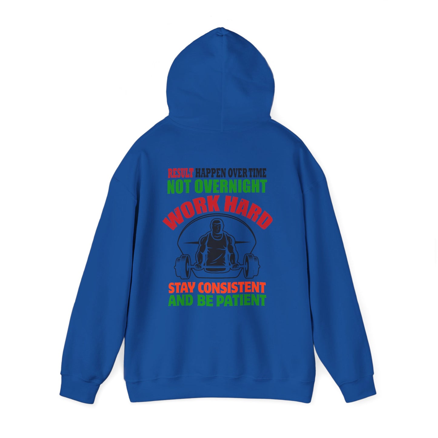 Motivational Hooded Sweatshirt for Fitness Enthusiasts, Unisex Heavy Blend Hoodie with Inspirational Quote, Gym Apparel, Workout [...]