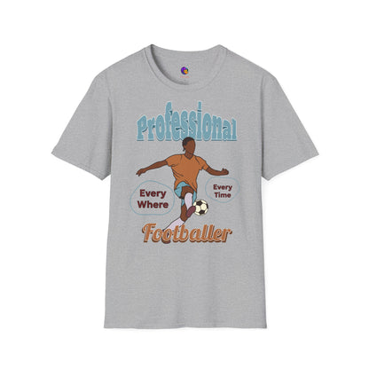 Footballer Unisex T-Shirt - Casual Sports Tee for Football Lovers