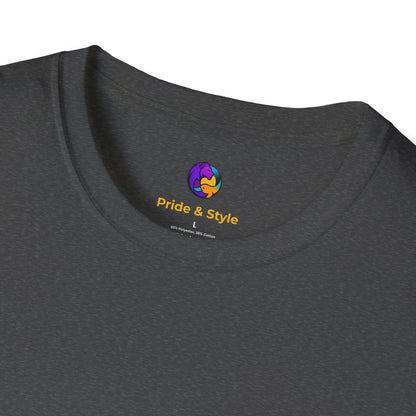 Pride Style Unisex Softstyle T-Shirt, LGBTQ+ Apparel, Gay Pride Shirt, Festival Wear, Affirmation Tee, Inclusive Fashion