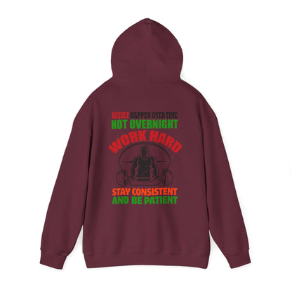 Motivational Hooded Sweatshirt for Fitness Enthusiasts, Unisex Heavy Blend Hoodie with Inspirational Quote, Gym Apparel, Workout [...]