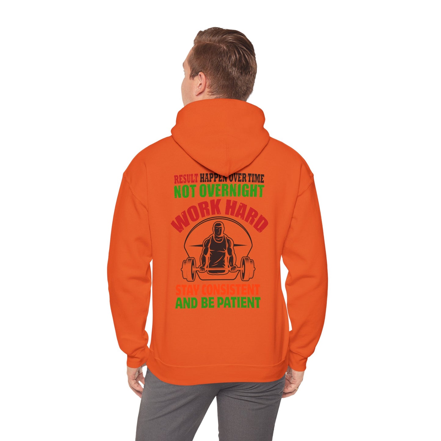 Motivational Hooded Sweatshirt for Fitness Enthusiasts, Unisex Heavy Blend Hoodie with Inspirational Quote, Gym Apparel, Workout [...]