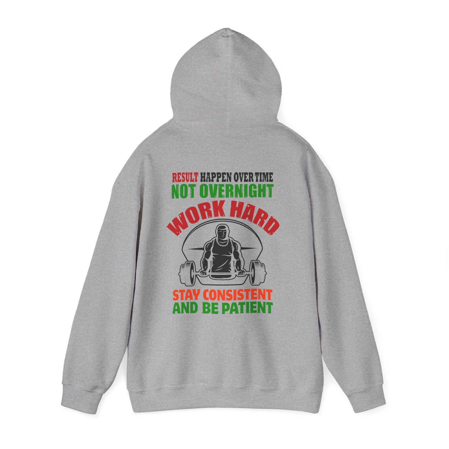 Motivational Hooded Sweatshirt for Fitness Enthusiasts, Unisex Heavy Blend Hoodie with Inspirational Quote, Gym Apparel, Workout [...]