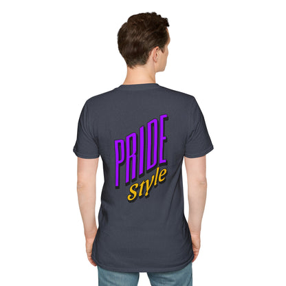 Pride Style Unisex Softstyle T-Shirt, LGBTQ+ Apparel, Gay Pride Shirt, Festival Wear, Affirmation Tee, Inclusive Fashion