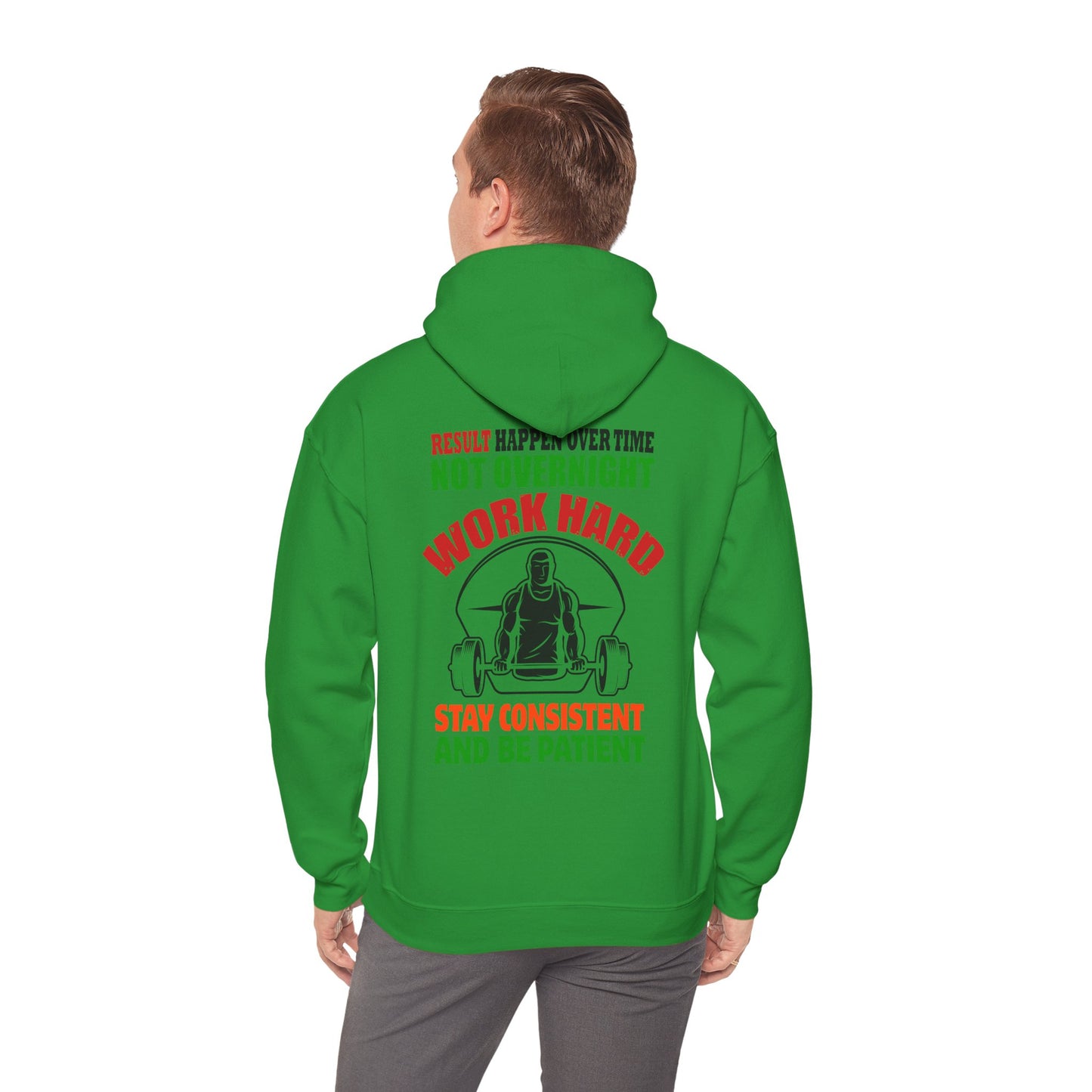 Motivational Hooded Sweatshirt for Fitness Enthusiasts, Unisex Heavy Blend Hoodie with Inspirational Quote, Gym Apparel, Workout [...]
