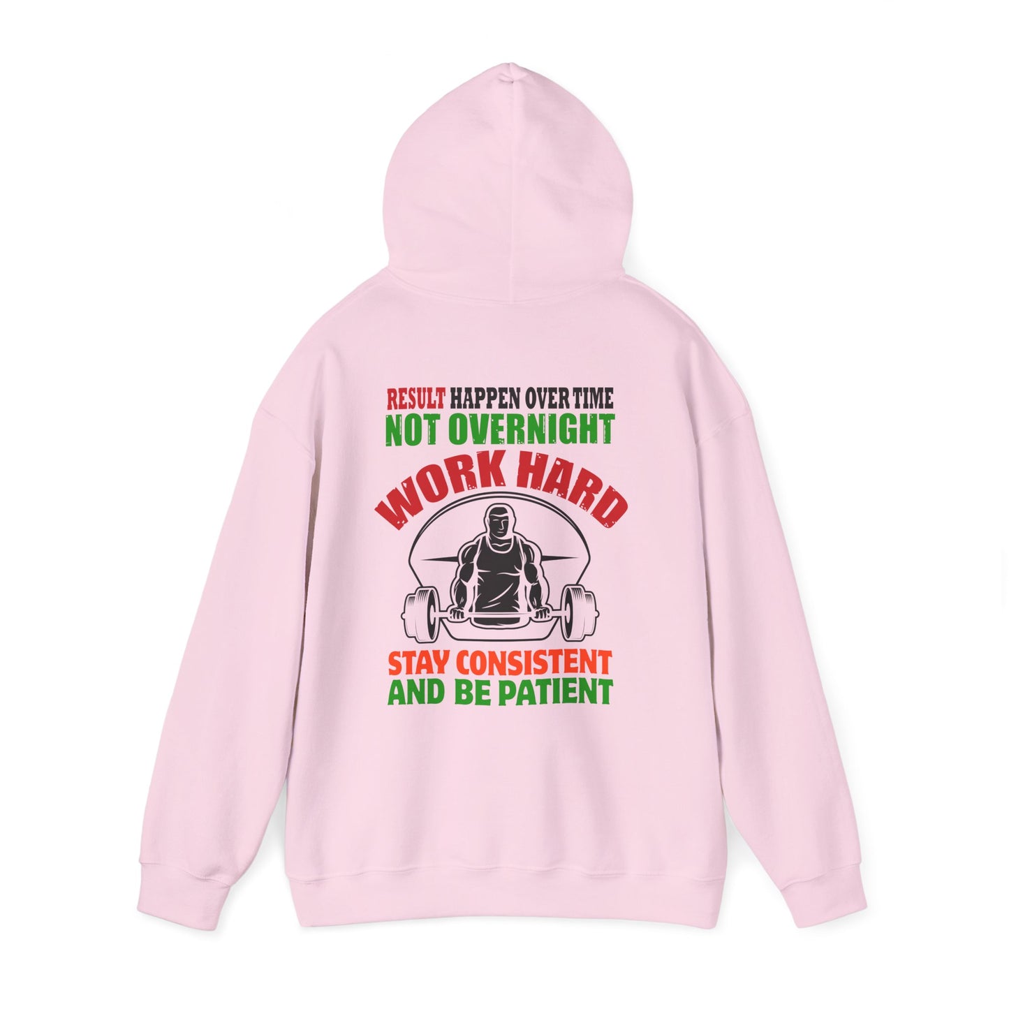 Motivational Hooded Sweatshirt for Fitness Enthusiasts, Unisex Heavy Blend Hoodie with Inspirational Quote, Gym Apparel, Workout [...]