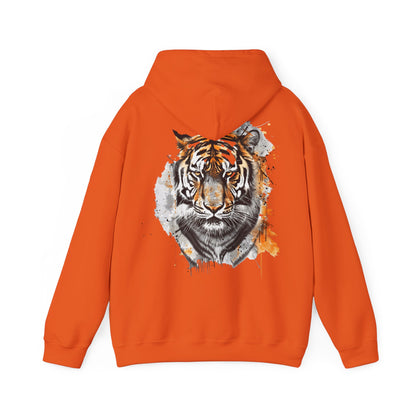 Magnificent Tiger Hooded Sweatshirt for Those Who Love to Be a King, Comfortable Sweater for Everyday Wear, Gift for Birthdays and Nature Lovers.